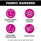 Tulip Textilfilc - Graffiti Neon - Fabric Markers Chisel Graffiti (6 db)