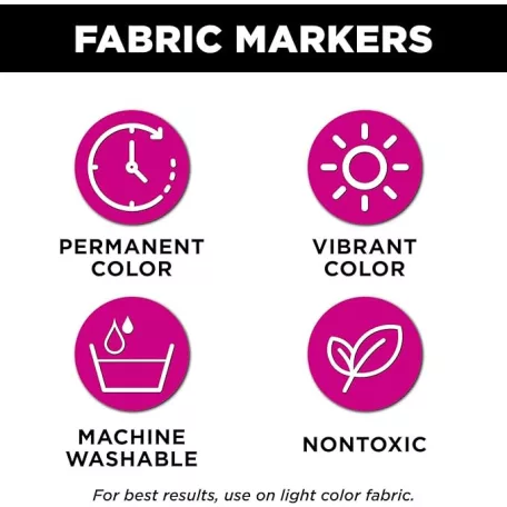 Tulip Textilfilc - Graffiti Neon - Fabric Markers Chisel Graffiti (6 db)