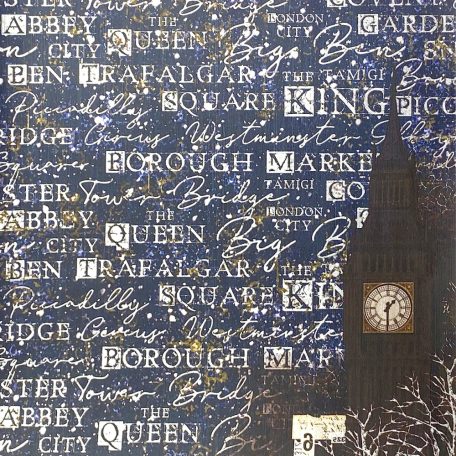 Ciao Bella Papírkészlet - 6" (15 cm) - London's Calling - Deluxe Paper (5 ív)