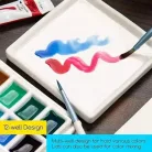 Meeden Porcelán paletta 12 rekeszes / fedéllel - Porcelan Paint Palette (1 db)