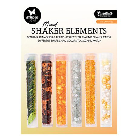 Díszítőelem rázóablakhoz, Autumn vibe Essentials nr.16 / Shaker elements (1 csomag)