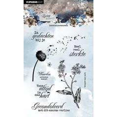   Studio Light Szilikonbélyegző - Condoleanceteksten In Loving Memory nr.561 - Clear Stamps (1 csomag)