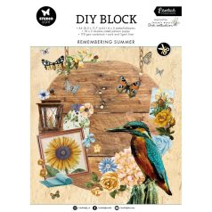   Studio Light Scrapbook kreatív készlet A4 - DIY Block Remembering summer Essentials nr.61 - DIY Block (32 lap)