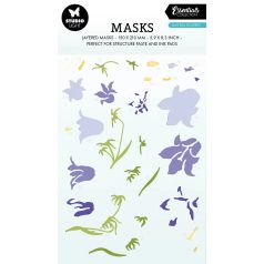   Studio Light Stencil - Blue bell flowers Essentials nr.247 - Layered Masks (1 db)