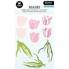   Studio Light Stencil - Tulip flowers Essentials nr.248 - Layered Masks (1 db)