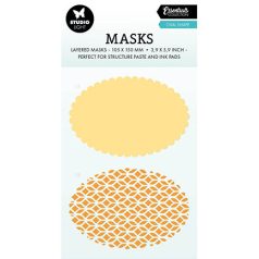   Studio Light Stencil - Oval shape Essentials nr.250 - Layered Masks (1 db)