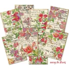 Decorer Papírkészlet 7x10.8 cm - Among the Flowers -  - Scrapbook Paper (24 ív)