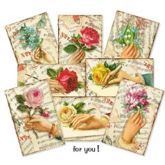   Decorer Papírkészlet 7x10.8 cm - For You! - Scrapbook Paper (24 ív)