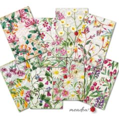   Decorer Papírkészlet 7x10.8 cm - Meadow - Scrapbook Paper (24 ív)