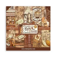   Stamperia Papírkészlet 12" (30 cm) - Coffee and Chocolate - Paper Pack (10 ív)