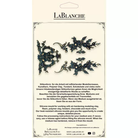 LaBlanche Szilikon öntőforma - Ornament Della - Silicon Mould (1 db)