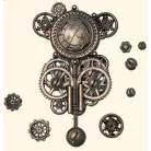 LaBlanche Szilikon öntőforma - Steampunk Clock - Silicon Mould (1 db)