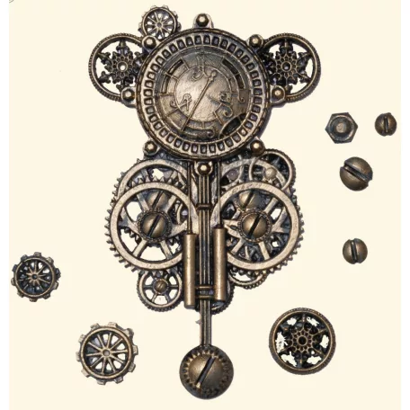 LaBlanche Szilikon öntőforma - Steampunk Clock - Silicon Mould (1 db)