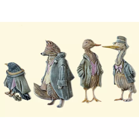 Limited Edition LaBlanche Szilikon öntőforma  - Fox & Goose - Silicon Mould (1 db)