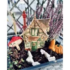 Limited Edition LaBlanche Szilikon öntőforma  - Fairy house -  Silicon Mould (1 db)