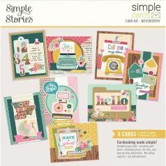   Simple Stories Kivágatok  - Simple Cards Kit - Noteworthy (1 csomag)