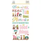 Simple Stories Matrica  - Foam Stickers - Noteworthy (2 ív)