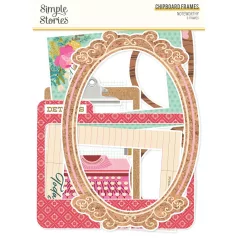   Simple Stories Chipboard  - Chipboard Frames - Noteworthy (1 csomag)