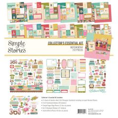   Simple Stories Scrapbook papírkészlet 12" (30 cm) - Collector's Essential Kit - Noteworthy (1 csomag)