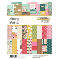   Simple Stories Papírkészlet 6"x8" - Paper Pad - Noteworthy (24 lap)