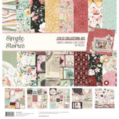   Simple Stories Scrapbook papírkészlet 12" (30 cm) - Collection Kit - Simple Vintage Love Story (1 csomag)