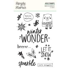   Simple Stories Szilikonbélyegző  - Clear Stamps - Winter Wonder (1 csomag)