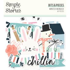   Simple Stories Kivágatok  - Bits & Pieces - Winter Wonder (1 csomag)