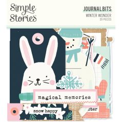   Simple Stories Kivágatok  - Journal Bits & Pieces - Winter Wonder (1 csomag)