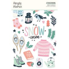   Simple Stories Matrica  - Sticker Book - Winter Wonder (12 ív)