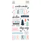Simple Stories Matrica  - Foam Stickers - Winter Wonder (2 ív)