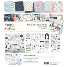   Simple Stories Scrapbook papírkészlet 12" (30 cm) - Collector's Essential Kit - Winter Wonder (1 csomag)