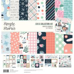   Simple Stories Scrapbook papírkészlet 12" (30 cm) - Collection Kit - Winter Wonder (1 csomag)