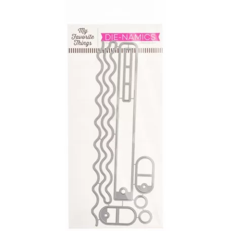 My Favorite Things Vágósablon  - Movin' & Groovin' Slimline - Die-namics (1 csomag)