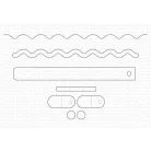 My Favorite Things Vágósablon  - Movin' & Groovin' Slimline - Die-namics (1 csomag)