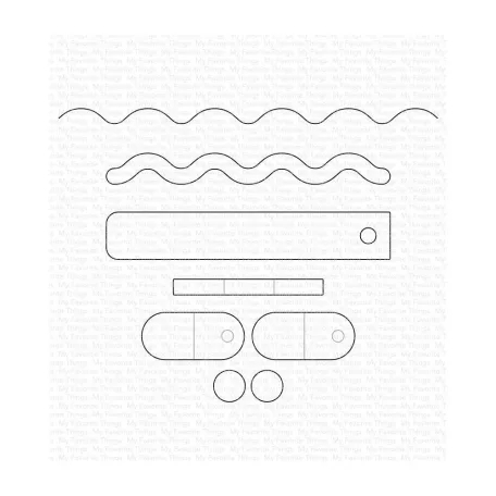 My Favorite Things Vágósablon  - Movin' & Groovin' - Die-namics (1 csomag)