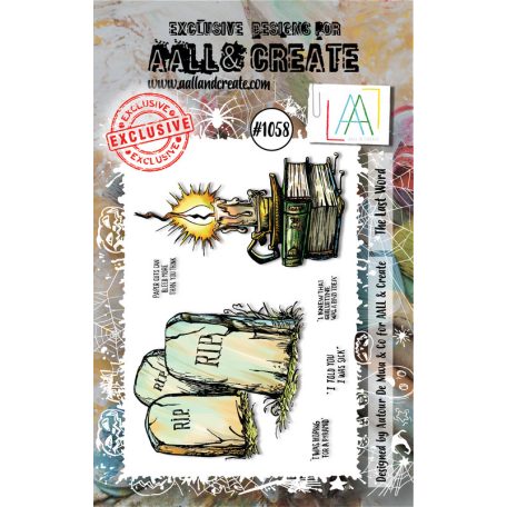 AALL & CREATE Szilikonbélyegző A7 - The Last Word - Stamp Set (1 db)