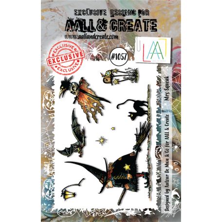 AALL & CREATE Szilikonbélyegző A7 - Mrs Squeak - Stamp Set (1 db)