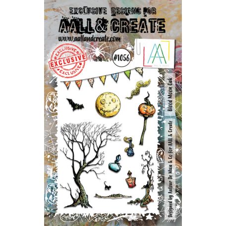 AALL & CREATE Szilikonbélyegző A6 - Blood Moon Oak - Stamp Set (1 db)