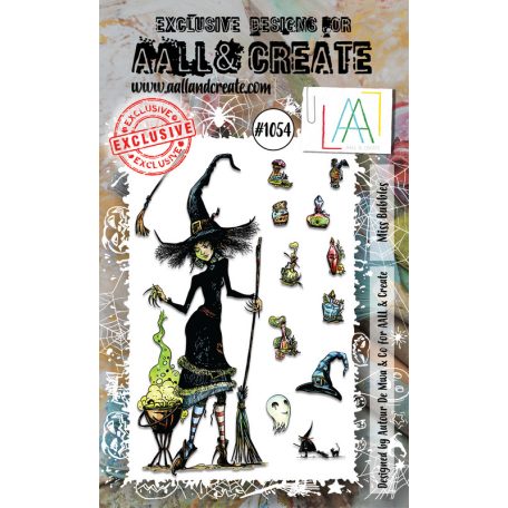 AALL & CREATE Szilikonbélyegző A6 - Miss Bubbles - Stamp Set (1 db)