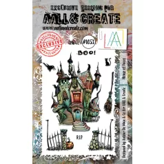   AALL & CREATE Szilikonbélyegző A6 - House of Faces - Stamp Set (1 db)