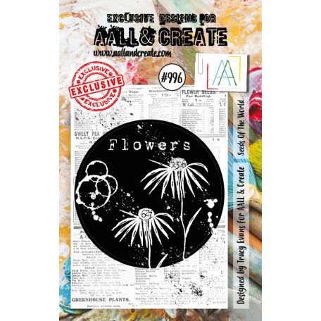 AALL & CREATE Szilikonbélyegző A7 - Seeds Of The World - Stamp Set (1 db)