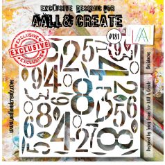 AALL & CREATE Stencil 6" (15 cm) - Deciduous (1db)