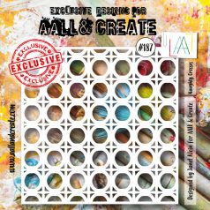   AALL & CREATE Stencil 6" (15 cm) - Naughty Crosses (1db)