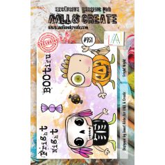   AALL & CREATE Szilikonbélyegző A7 - Fright Night - Stamp Set (1 db)
