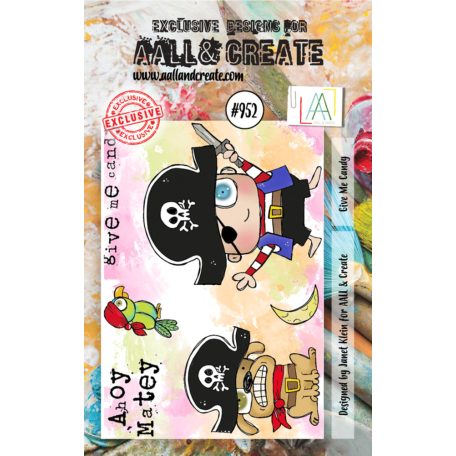 AALL & CREATE Szilikonbélyegző A7 - Give Me Candy - Stamp Set (1 db)