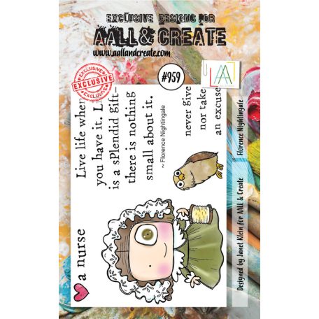 AALL & CREATE Szilikonbélyegző A7 - Florence Nightingale - Stamp Set (1 db)
