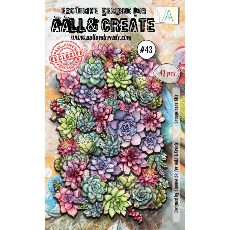 AALL & CREATE Kivágatok - Crassulacae Bits - Ephemera (1 ív)