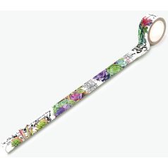   AALL & CREATE Dekorációs ragasztószalag 20mm - Thriving Terrarium - Washi Tape (1 db)