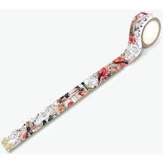   AALL & CREATE Dekorációs ragasztószalag 25mm - Free The Birds - Washi Tape (1 db)