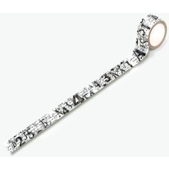   AALL & CREATE Dekorációs ragasztószalag 20mm - Heritage Scroll - Washi Tape (1 db)